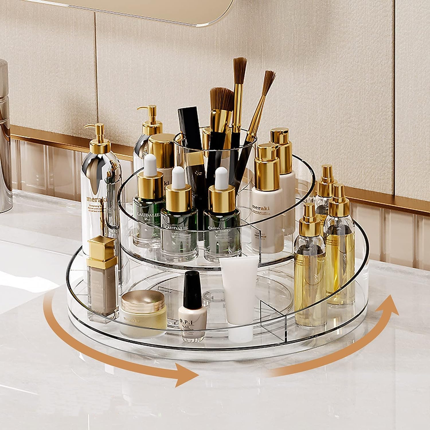 Retoo Organizer per cosmetici, cassetti, organizzatore per il trucco