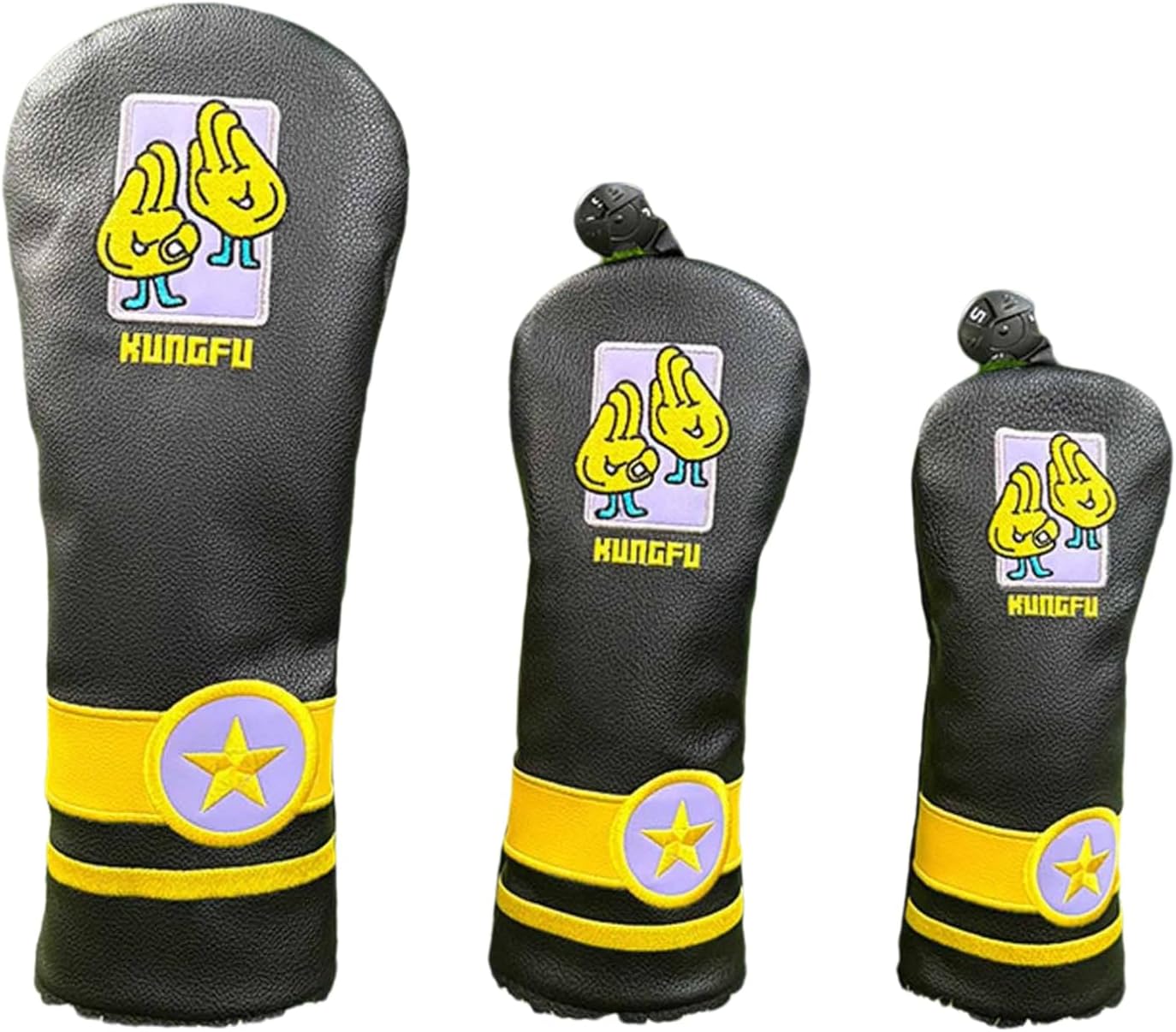 Fashion Pattern Golf Club Protector Breathable Head Cover Suitable for Fairway Wood