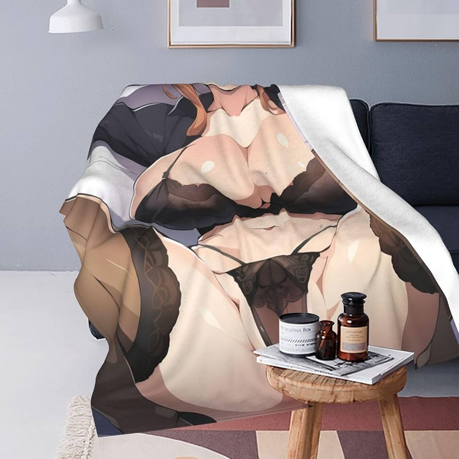 Amazon｜夏用 ブランケット 毛布 冷房対策 かわいい アニメ柄 橘さん家