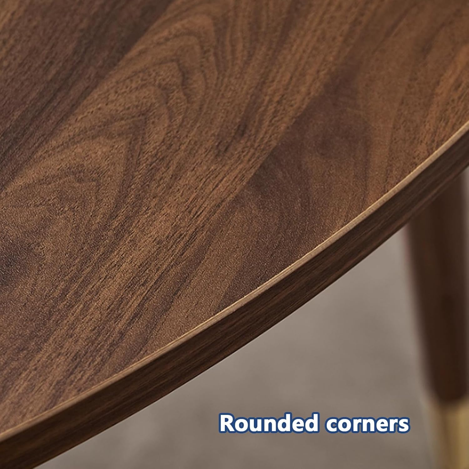 Large Round Foldable Table Top, Extender Large Round Foldable, Wooden Replace Tabletop, No Legs, for Dining Room, Party(Brown,70cm/27.5in)