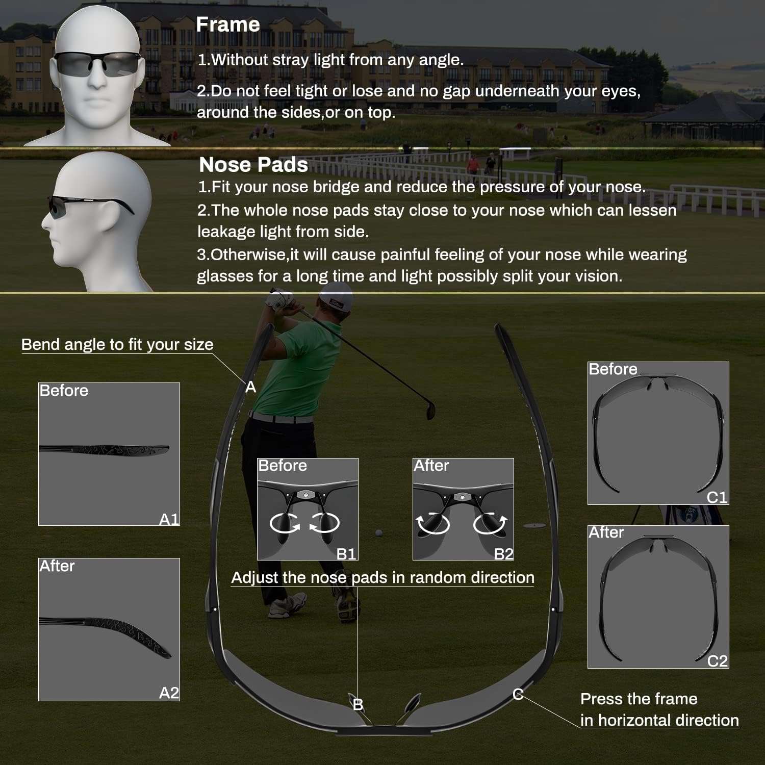 ROCKNIGHT Driving HD Polarized UV400 Protection Ultra light Al-Mg Golf Fishing Outdoor Sunglasses - Image 5