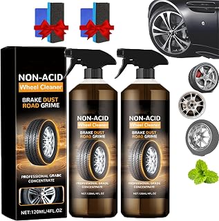 Wheelblaze Wheel Cleaner, Wheel Blaze Versatile and Powerful Rust Converter, Brake Buster Wheel Cleaner, Turn Filthy Wheels into Instant Shine and Lasting Protection (2PCS)
