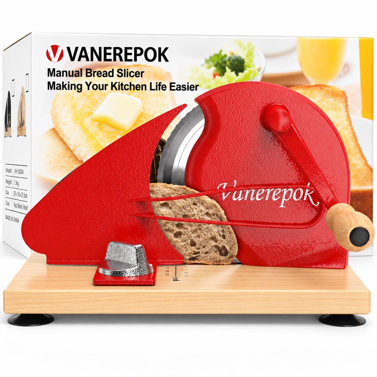 Manual Bread Slicer - Slice Like a Pro -15