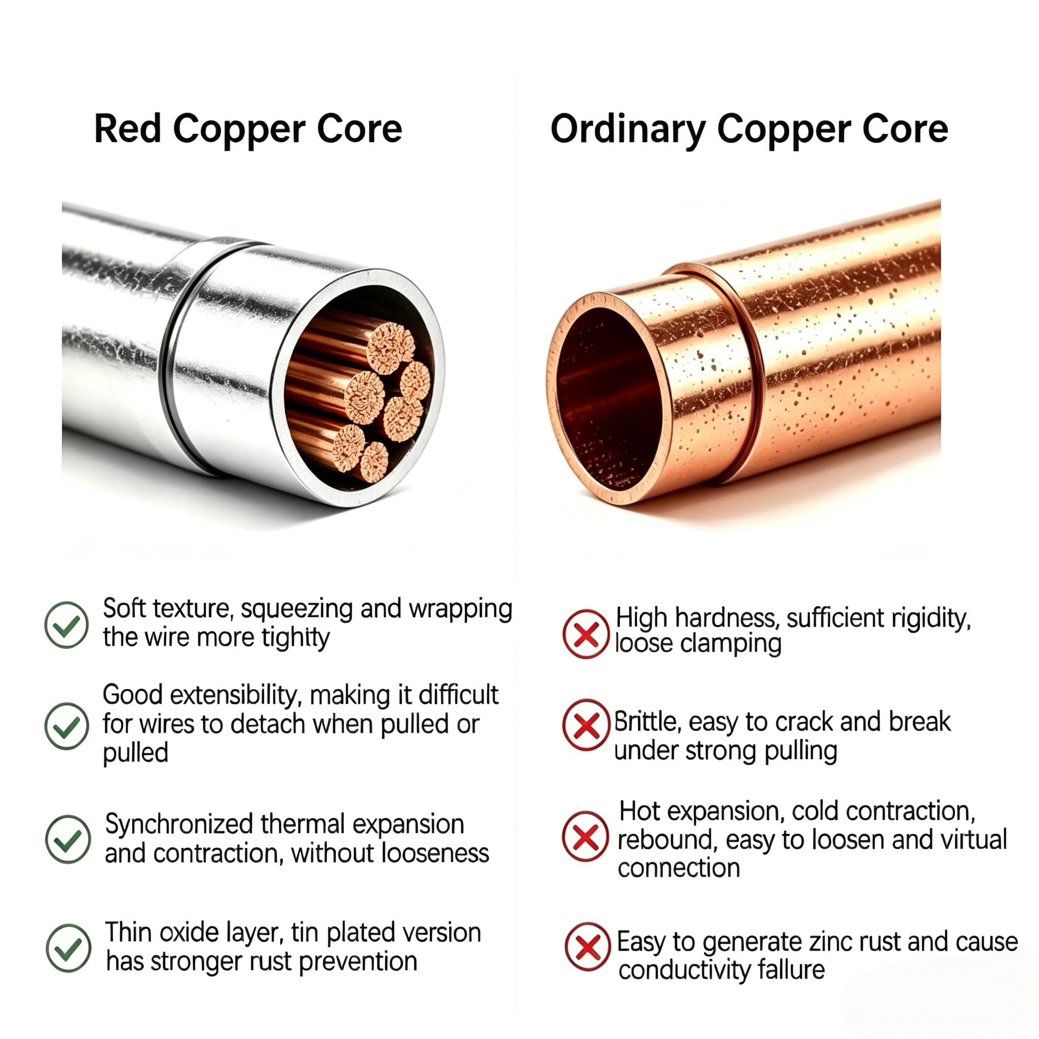 1500 conectores termorretráctiles, 16-14 AWG 22-16 AWG 12-10 AWG, empalme de alambre de crimpado aislado eléctrico impermeable para barcos, cables, cableado, automoción, hogar