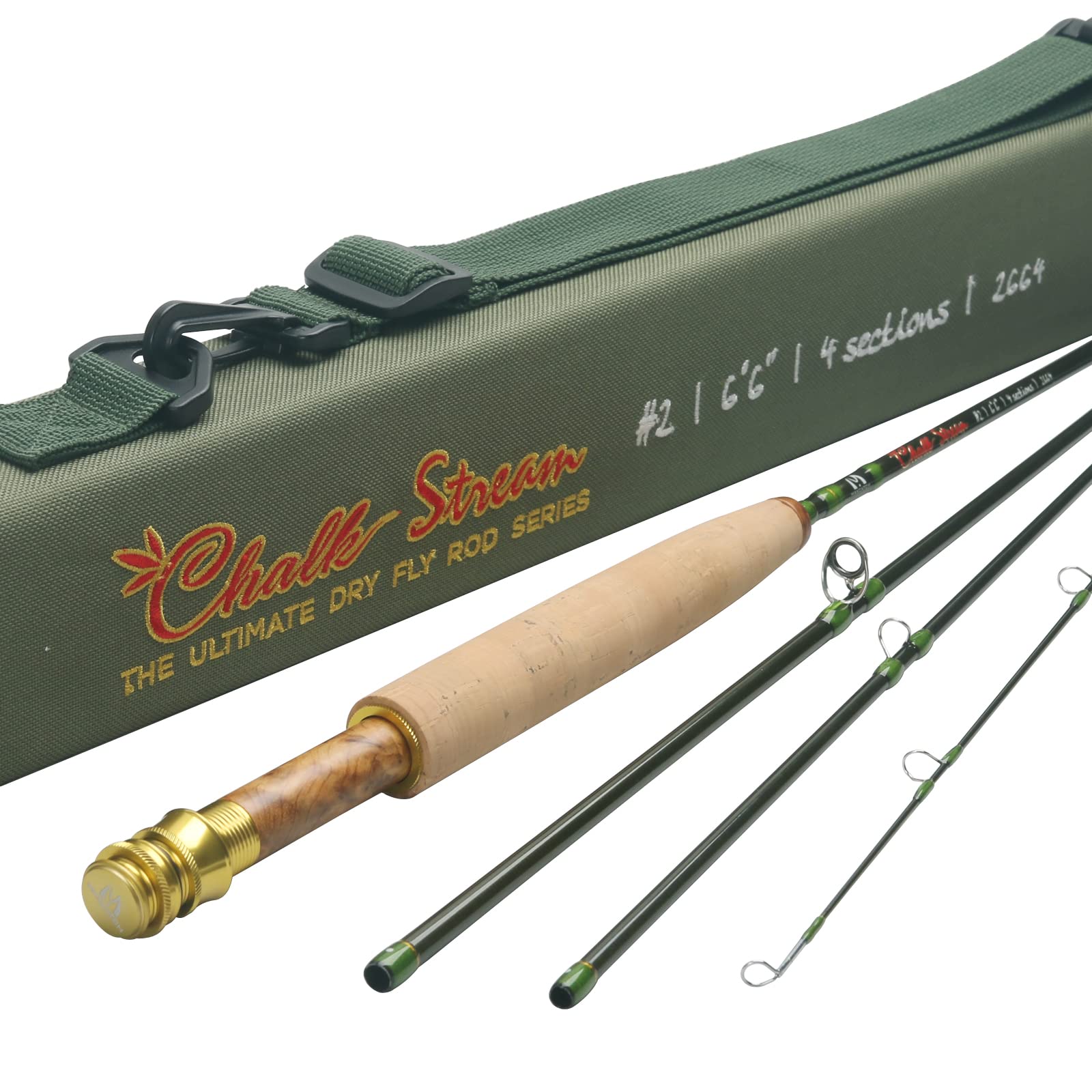 Maxcatch Chalk Stream Fly Fishing Rod 40T Graphite Fast Action Ultimate Dry Fly Rod