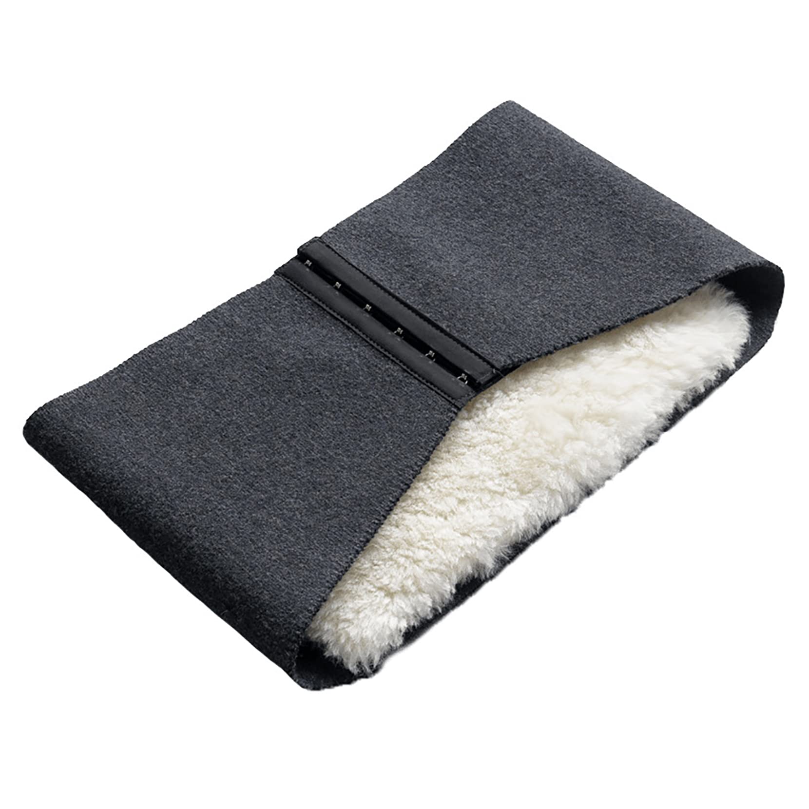 Kidney Warmer Winter Cashmere Wool Back Warmer Women's Heat Protection Belt Elastic Belly Warmer with Adjustable Hooks