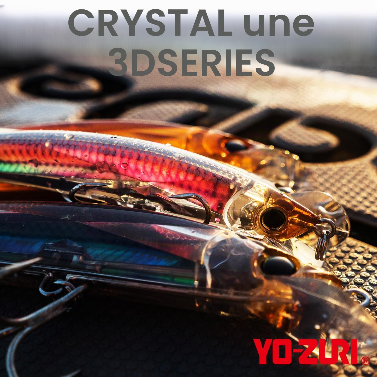 'Yo-Zuri Crystal 3D (F) 90Mm 3-1/2'' Minnow, Real Mullet'