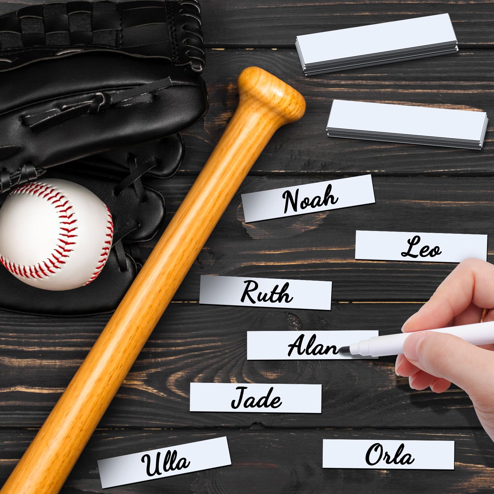 Snapklik.com : COITEK 1+40PCS Baseball Lineup Magnets2.36 X 0.51 Inches ...