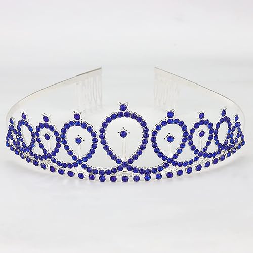 Miniatura 21 de CIEHER Corona de cumpleaños, banda de reina de cumpleaños y tiara de diamantes de imitación para mujeres y niñas, tiaras y coronas para mujeres