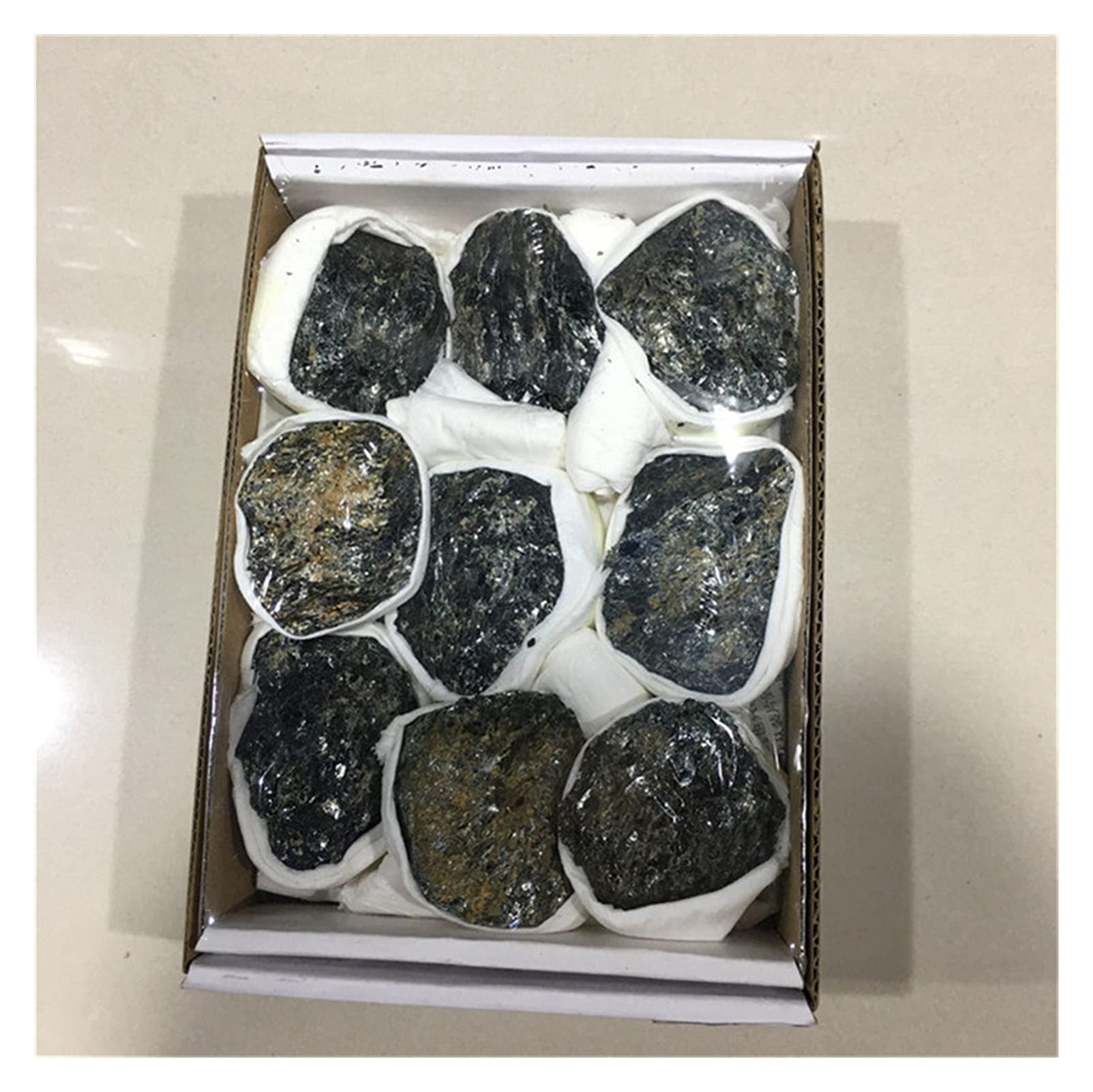 Cristal de Quartz Naturel Biotite brute JCAKES pour collectionneurs
