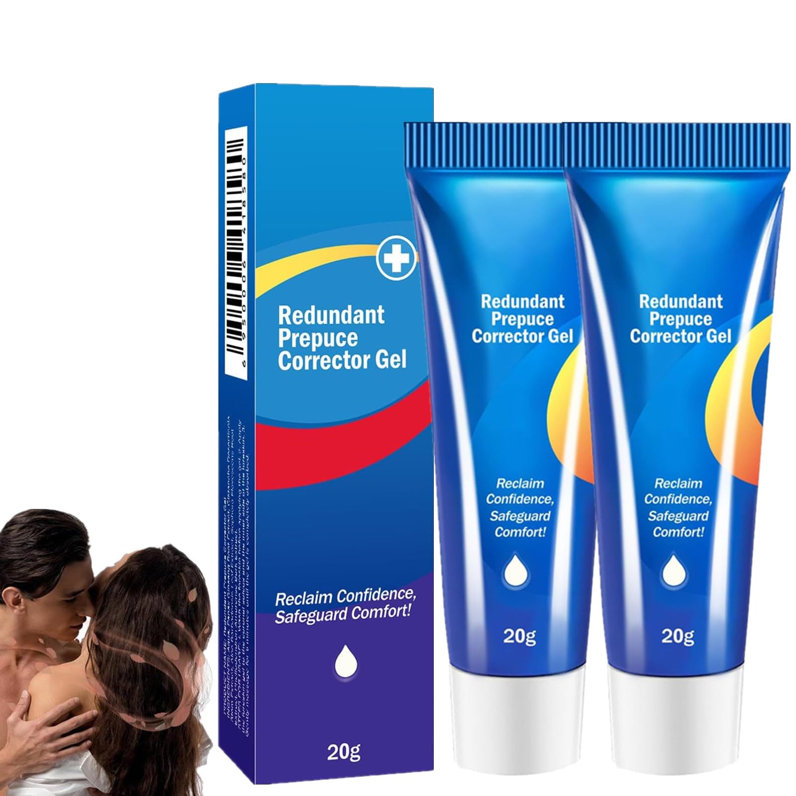 Phimosis Correction Gel, Phimosis Cream For Adults, Bruteco Redundant Prepuce Corrector Gel, Natural Ingredients Phimosis Foreskin Correction Gel, Correction Gel For Excessive Foreskin (2PCS)