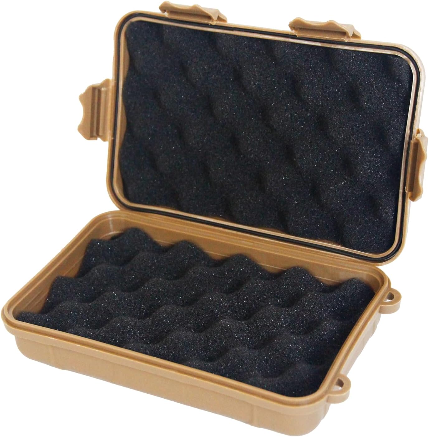 Hard Case 6x4 - Shockproof Foam for HardDrive, 2.5" SSD, M.2 NVMe External Drive, USB, Memory Card | Hiking, Tactical, Snow Camping | Water Repellent EDC Container | Winter Picks