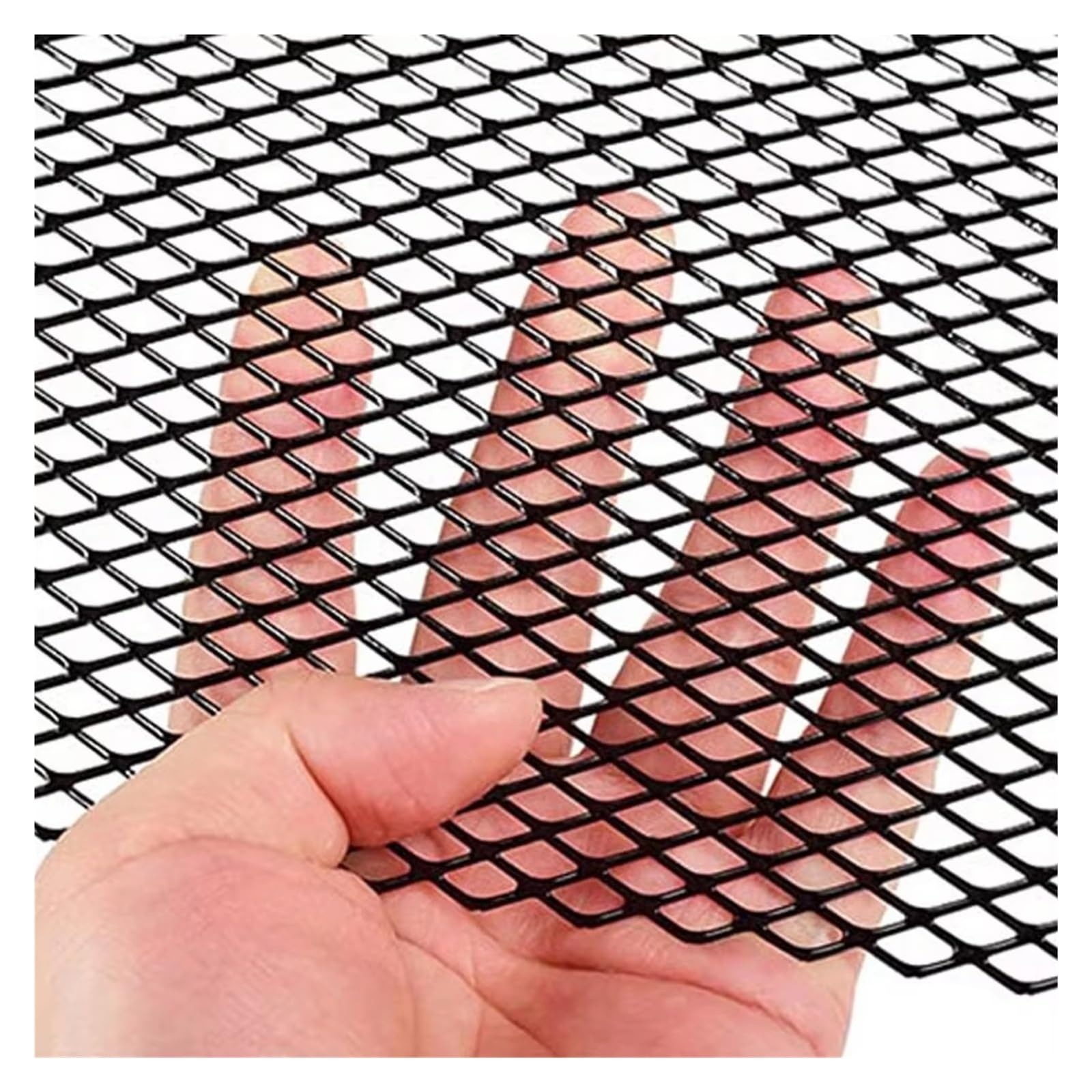 Malla para parachoques de aleación de aluminio con patrón de rombos resistente 6