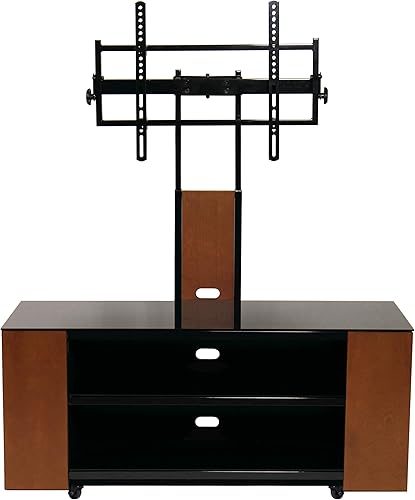 TransDeco - Mueble para televisión 90 pulgadas color negro y abedul