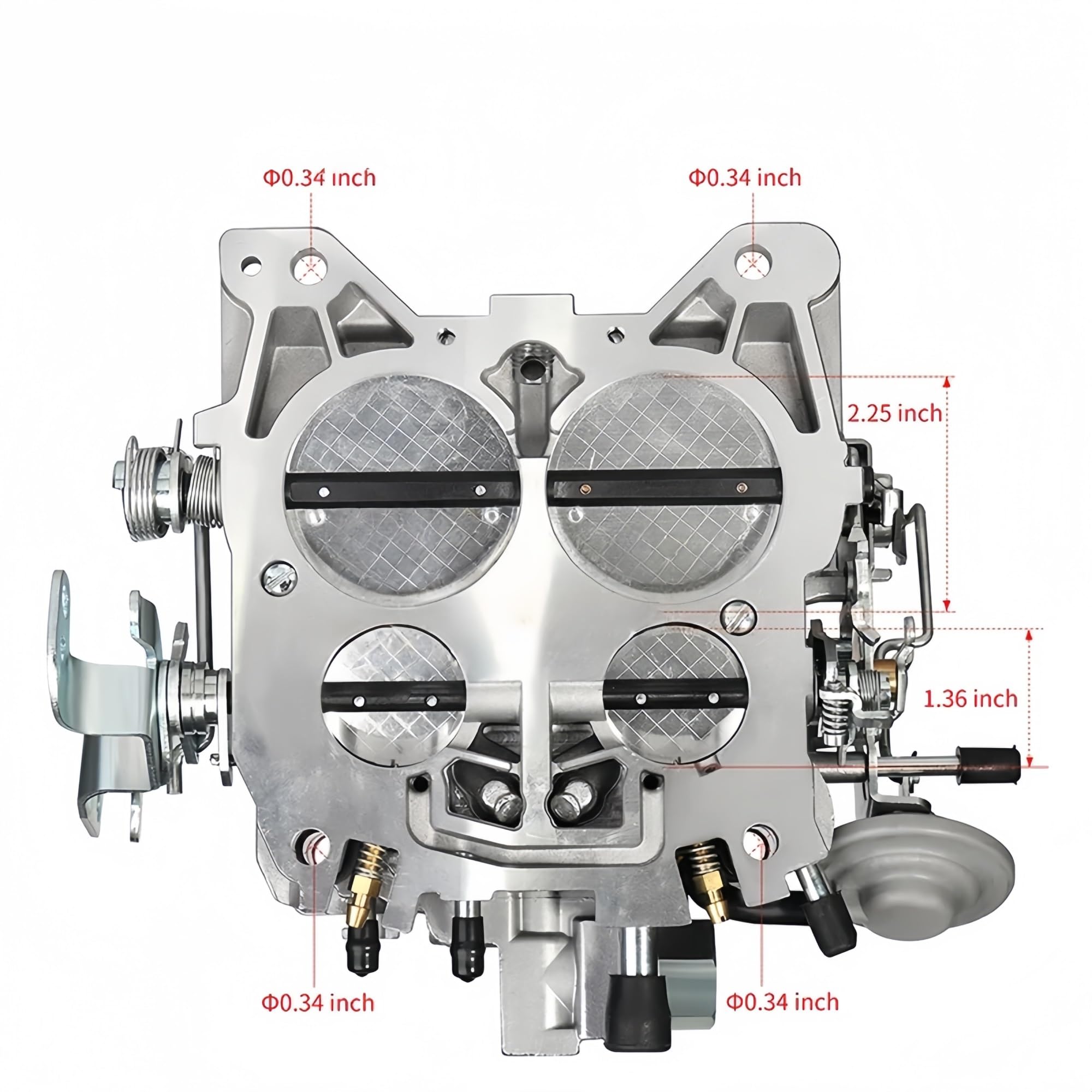 Carburateur Rochester quadrajet 4MV 4 barils pour voiture de camion Chevy GMC 327 351 427 454
