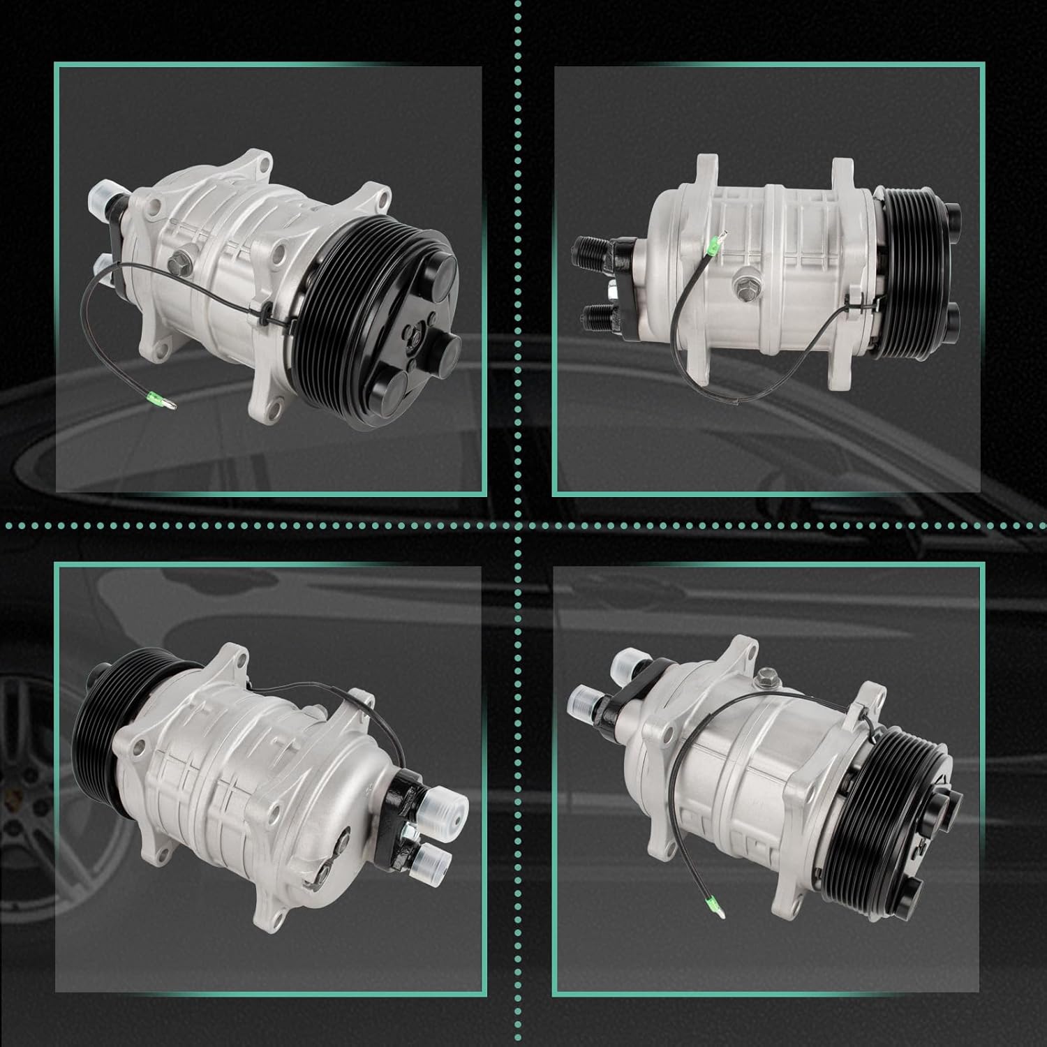 102-1018 AC Air Conditioning Compressor Compatible with Carrier Transicold Thermo King Tripac APU 102-580 103-55122 48845122