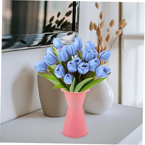 Miniatura 4 de 10 piezas de cubo de fondo de ramo de flores de boda floreros acrílico soporte de flores moderno jarrones alto soporte de flores soporte de ramo