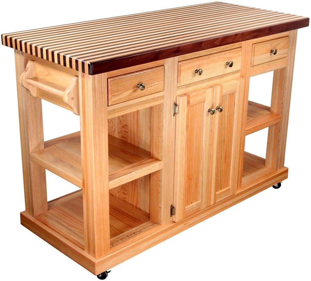 Cossatot Kitchen Island with Butch Block Top
