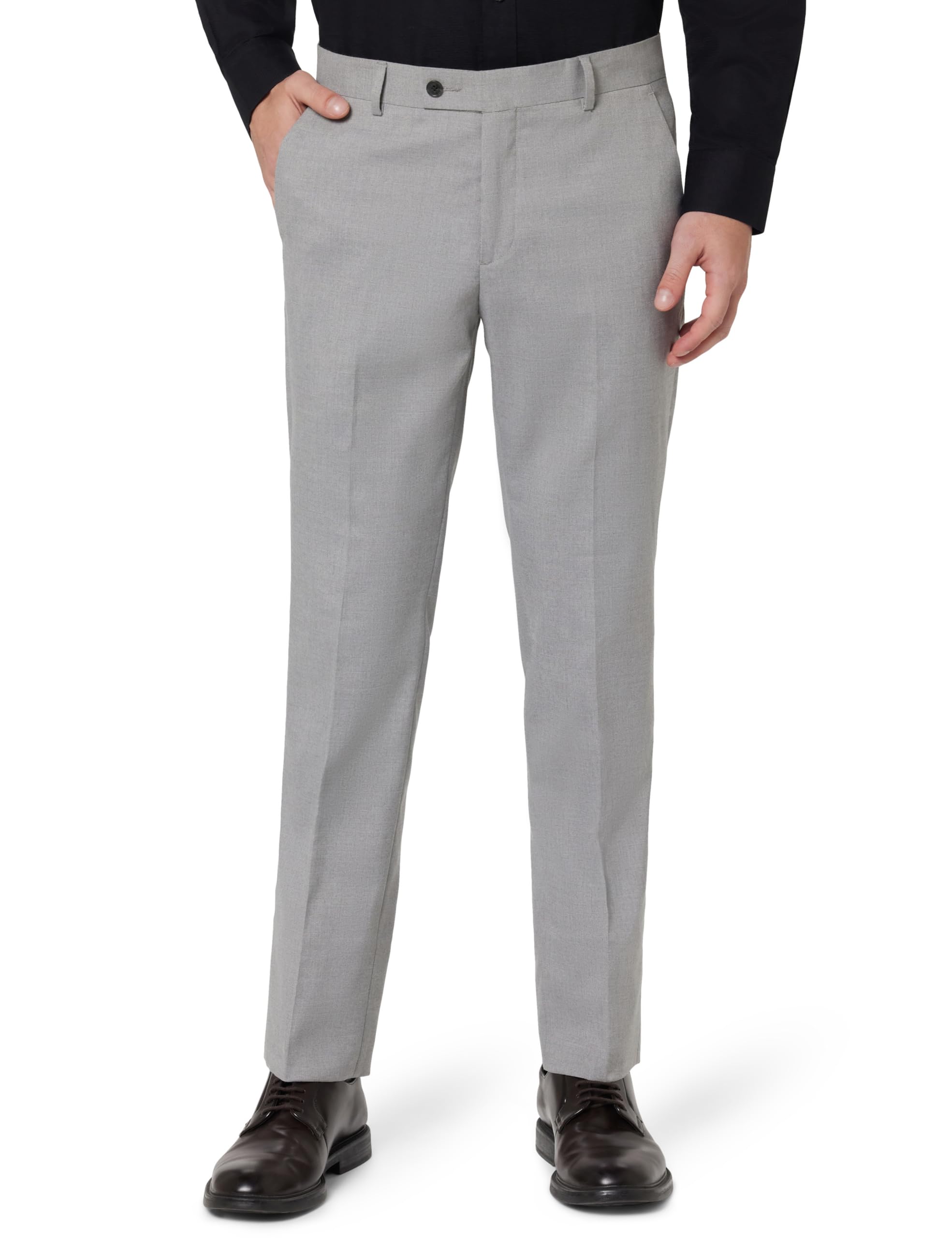 arrow Men's Tapered Fit Mid Rise Pants-picture-23