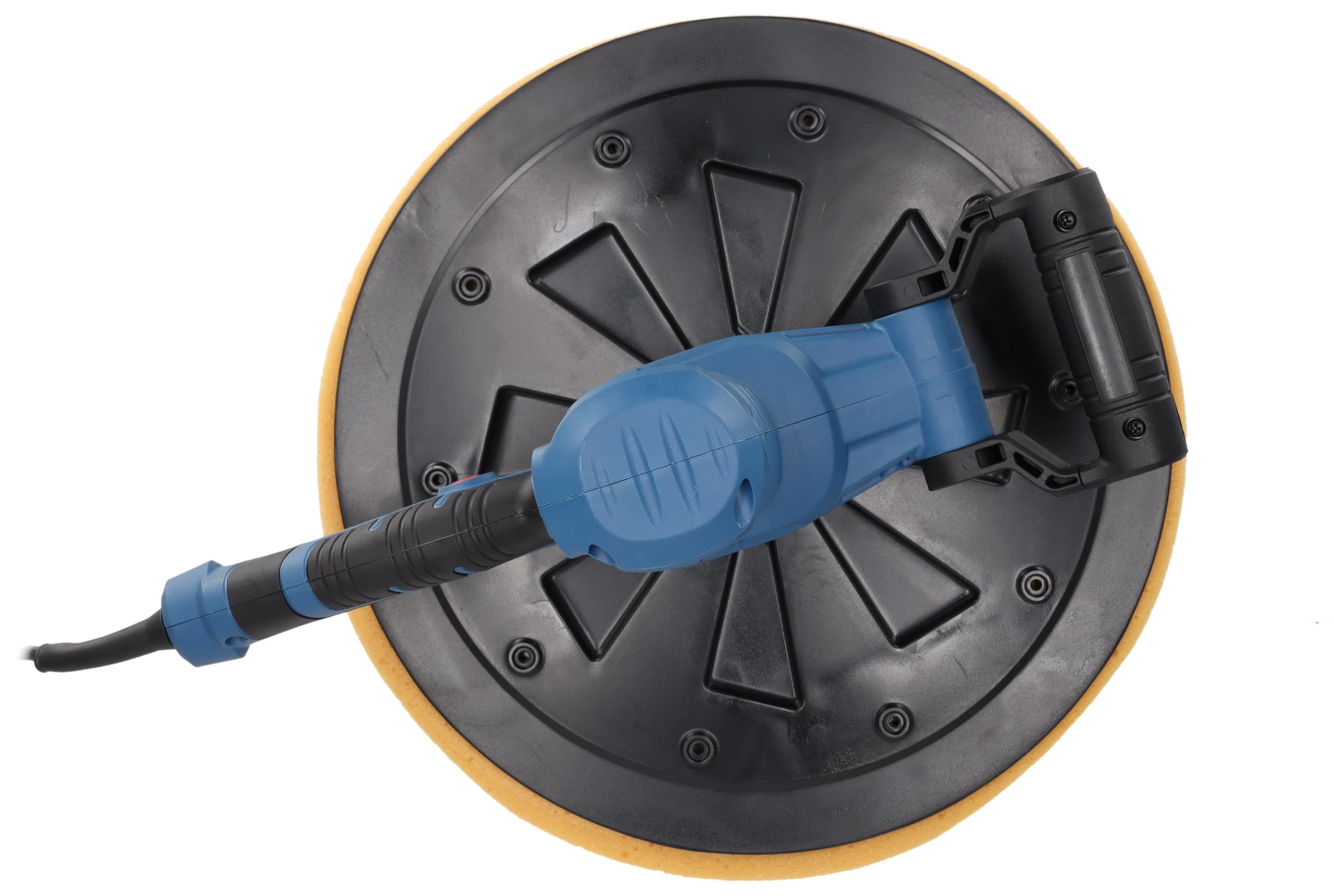 Macchina per la lavorazione delle pulizie forte 750 W, 375 mm, spugna, carta, piatto abrasivo DEDRA, cavo lungo 5 m, 110 RPM, peso 5,7 kg, facile e veloce sostituzione del disco