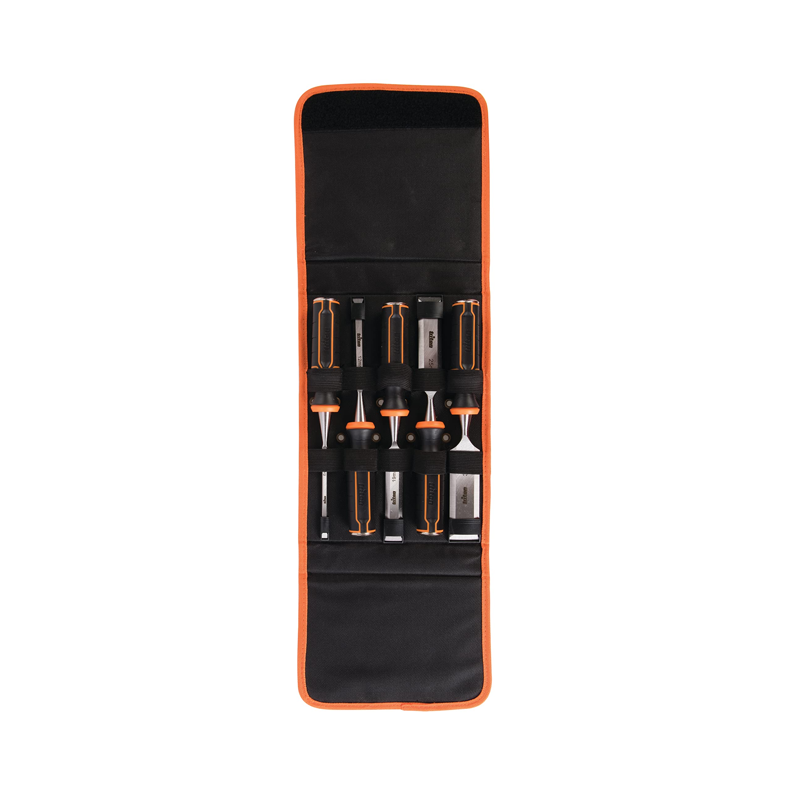 Triton 823149 Lot de 5 ciseaux à bois TWCS5 - 6, 12, 19, 25 et 32 mm