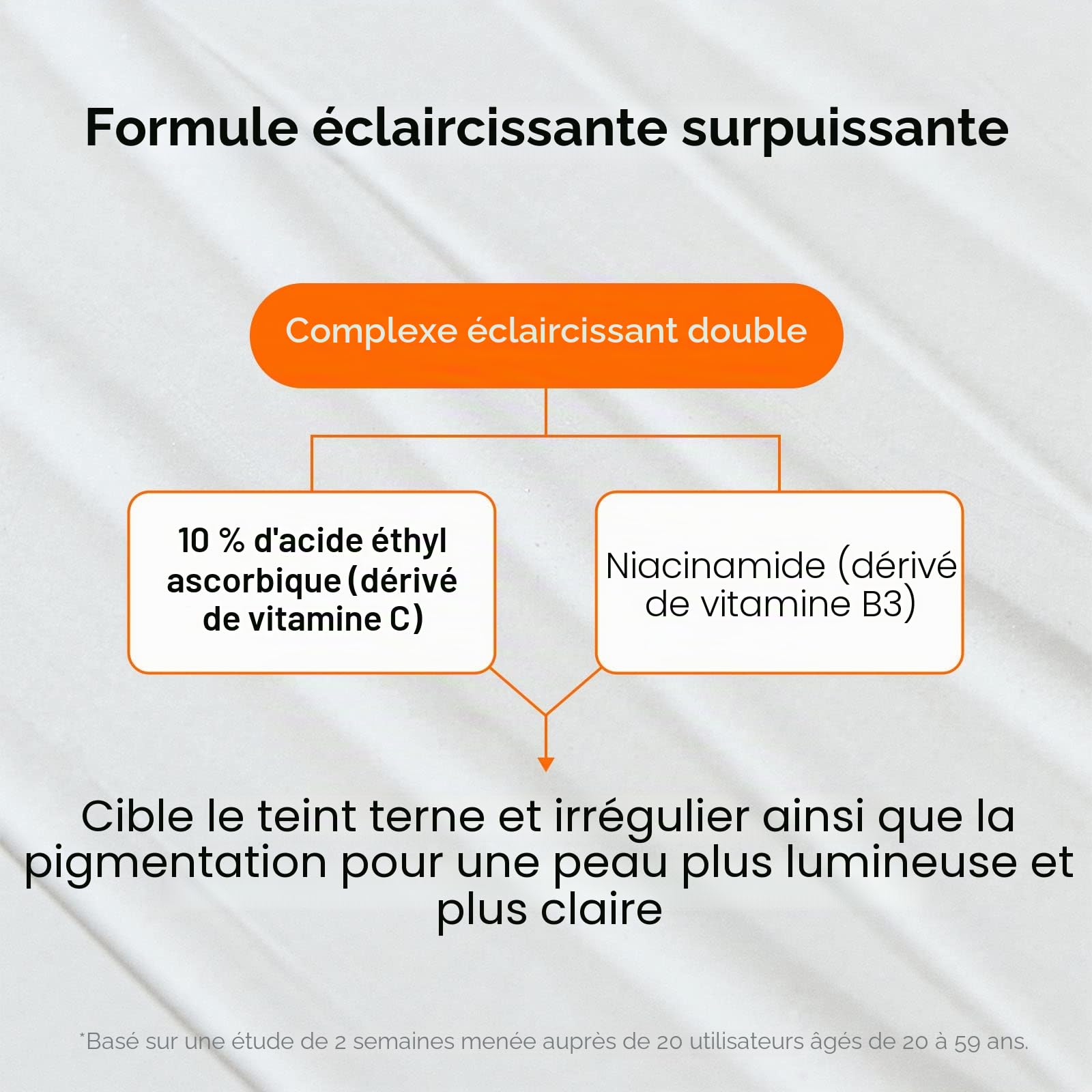 DearKlairs Sérum vitaminé fraîchement pressé, soin coréen, acide 3-O-éthyl ascorbique 10%, niacinamide, texture non grasse pour peaux sensibles