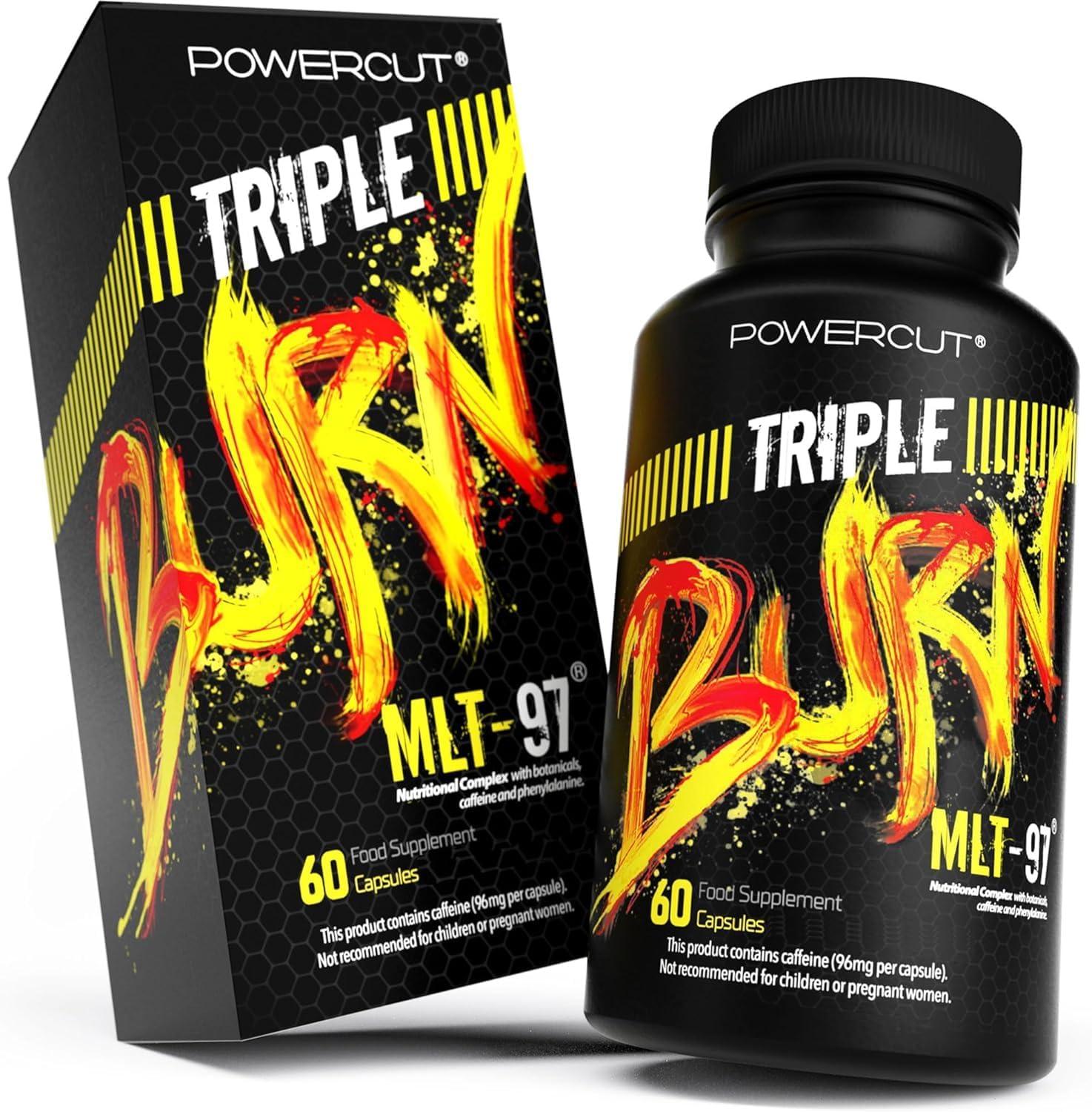 Powercut Triple Strength Weight Management & Energy Support with MLT-97 for Women and Men