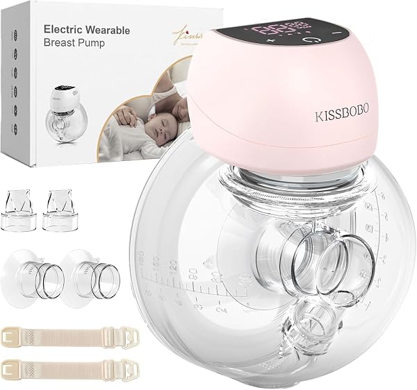 KISSBOBO Electric Breast Pump with LED Display