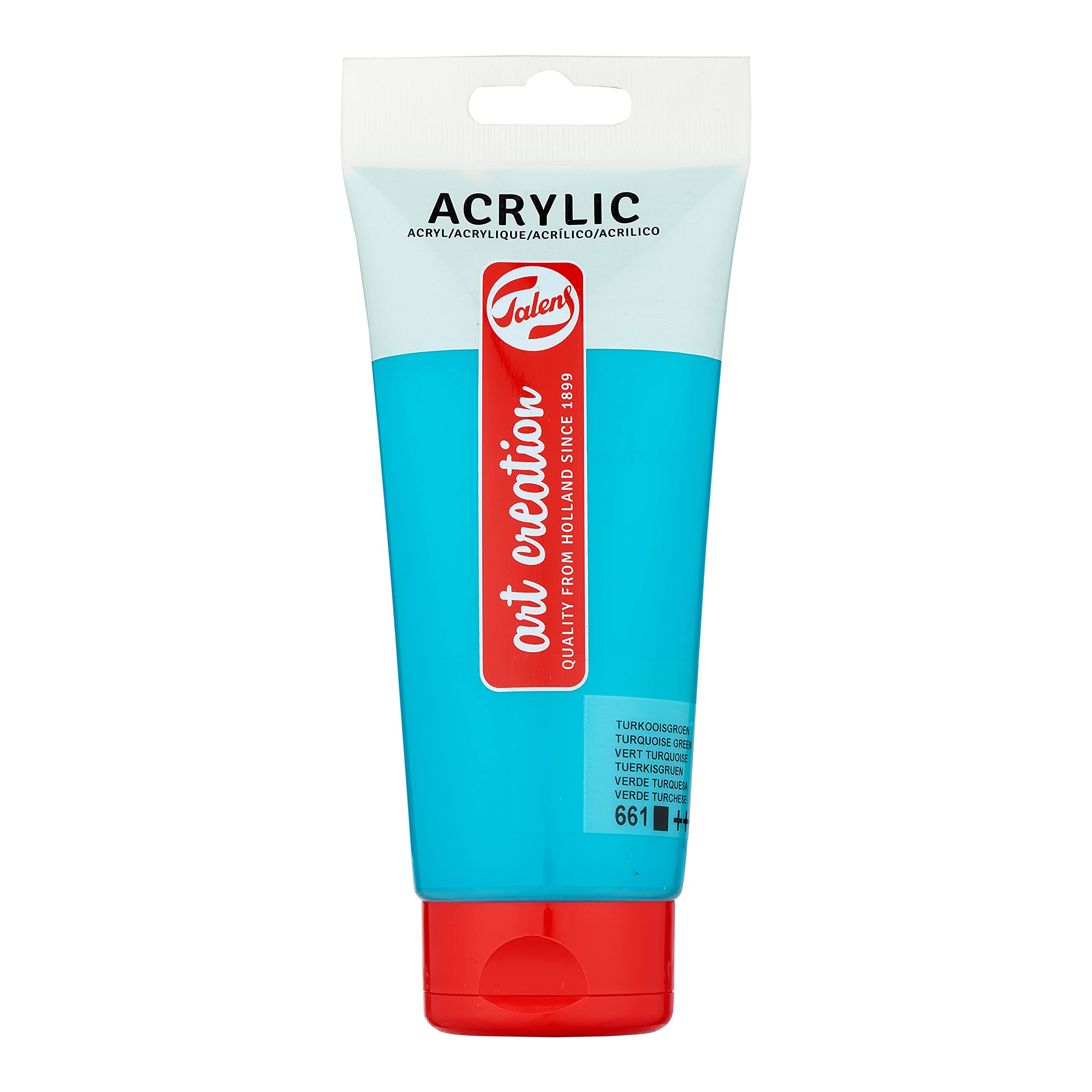 Talens Art Creation Acrylic Colour Tube 200 ml Turquoise Green 661