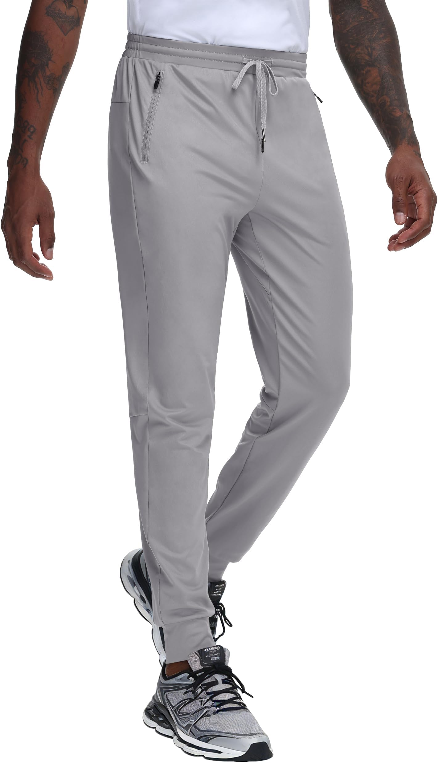 Regular/Tall Mens Athletic Joggers Lightweight Workout Running Gym Training Pants Tapered Sweatpant
