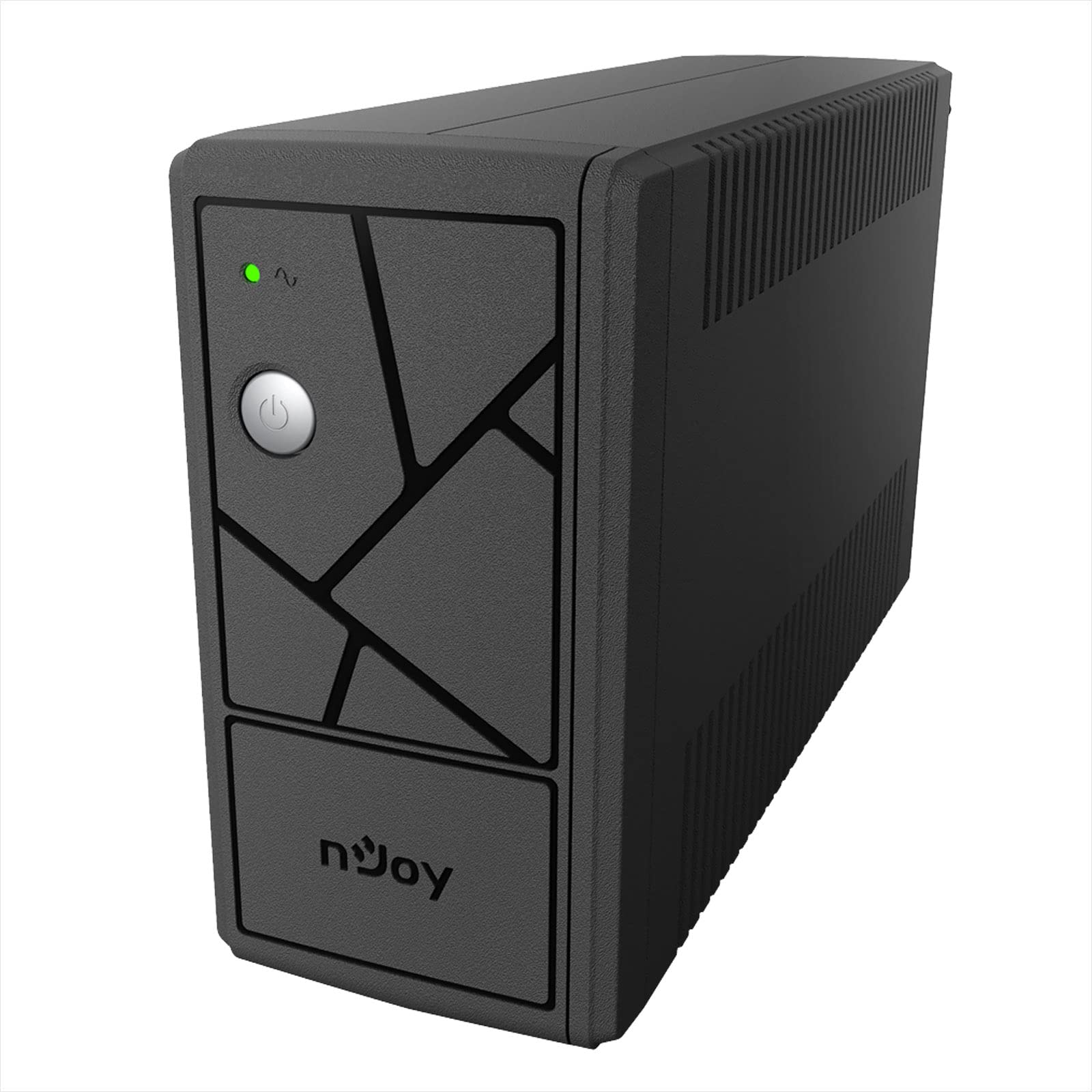 NJOY Keen 800 UPS 800VA 480W Line Interactive AVR 2 Uscite Schuko Garanzia 3 Anni