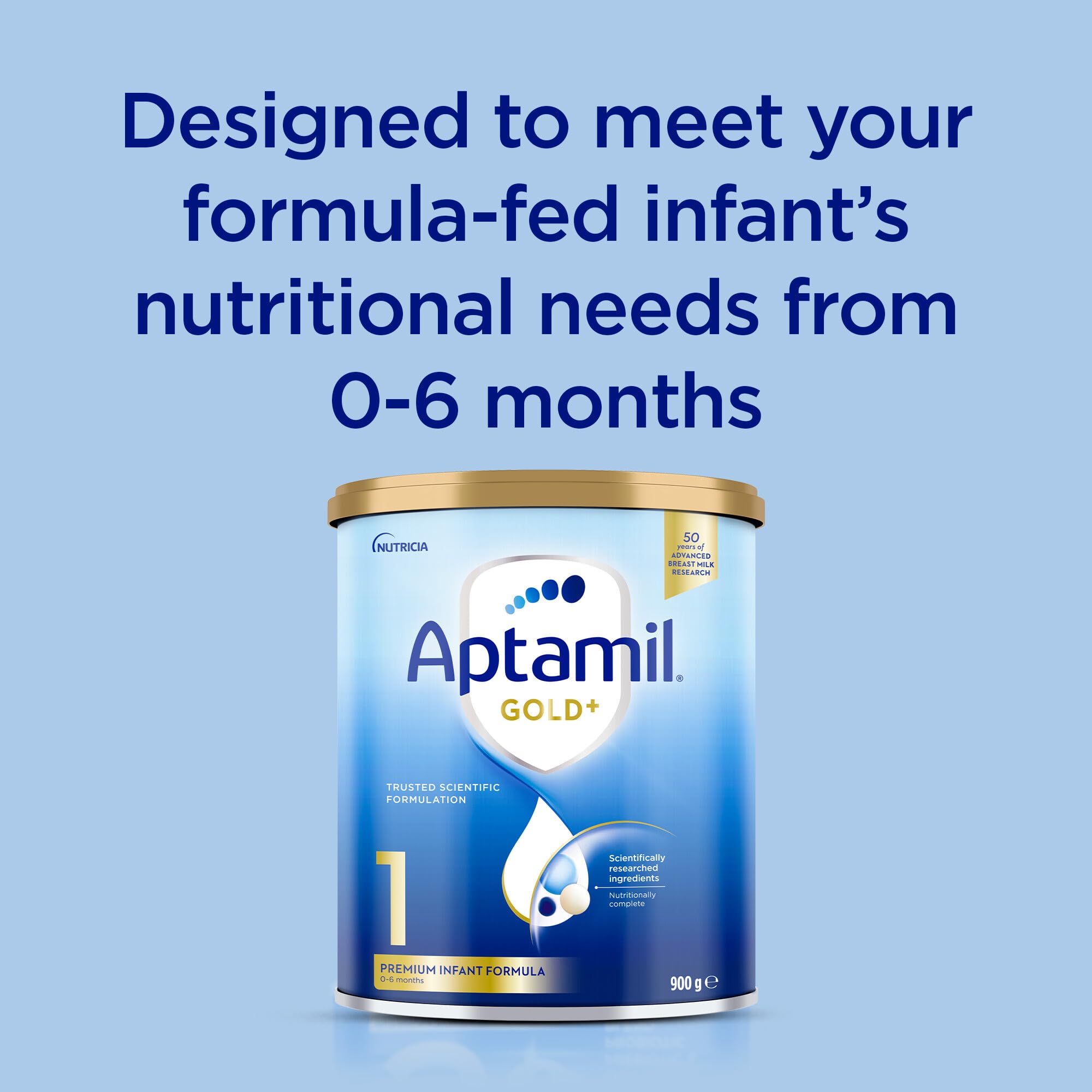 Aptamil Gold+ ProNutra Biotik Stage 1 Infant Formula– 31.7 oz