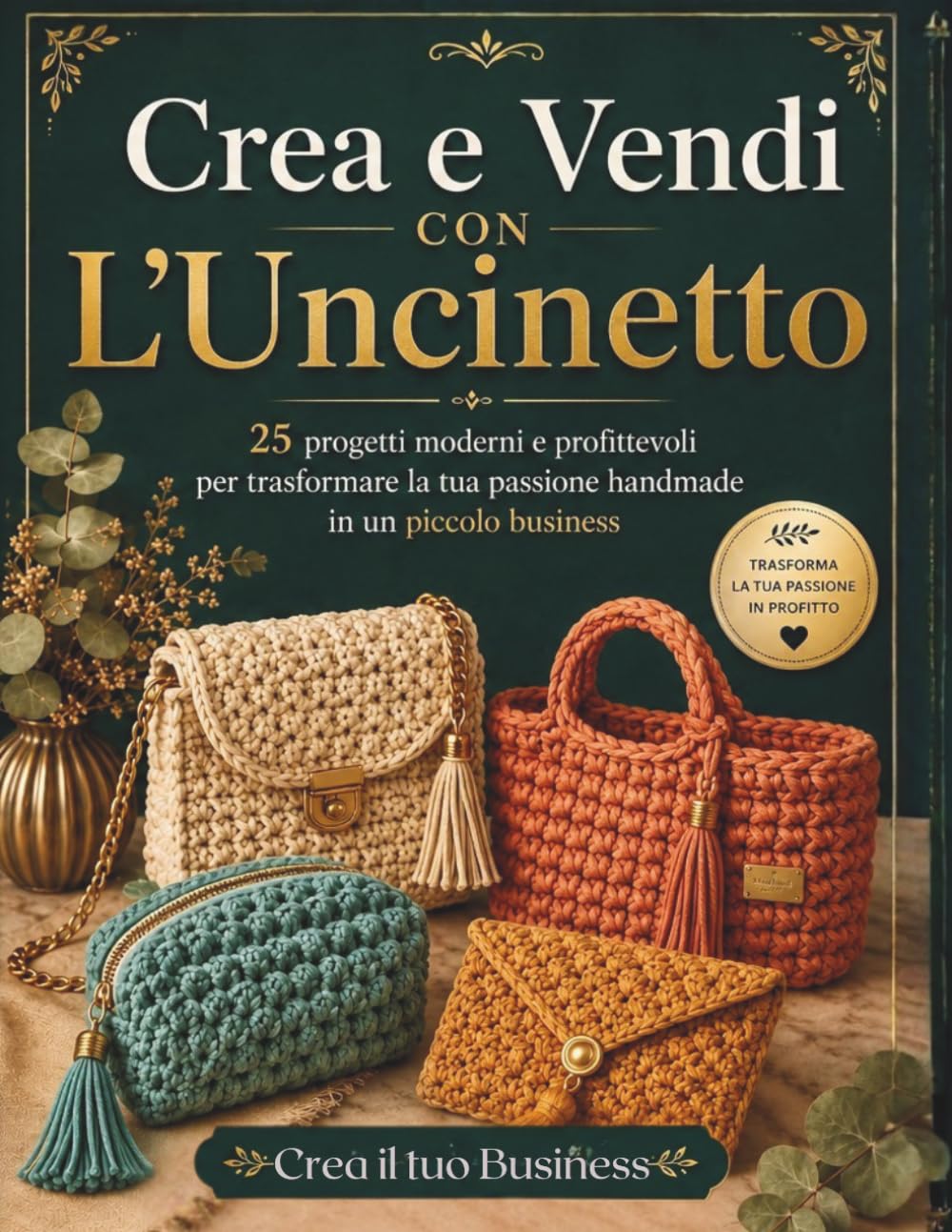 Crea e Vendi CON L'Uncinetto: 25 progetti moderni e profittevoli per trasformare la tua passione handmade in un piccolo business