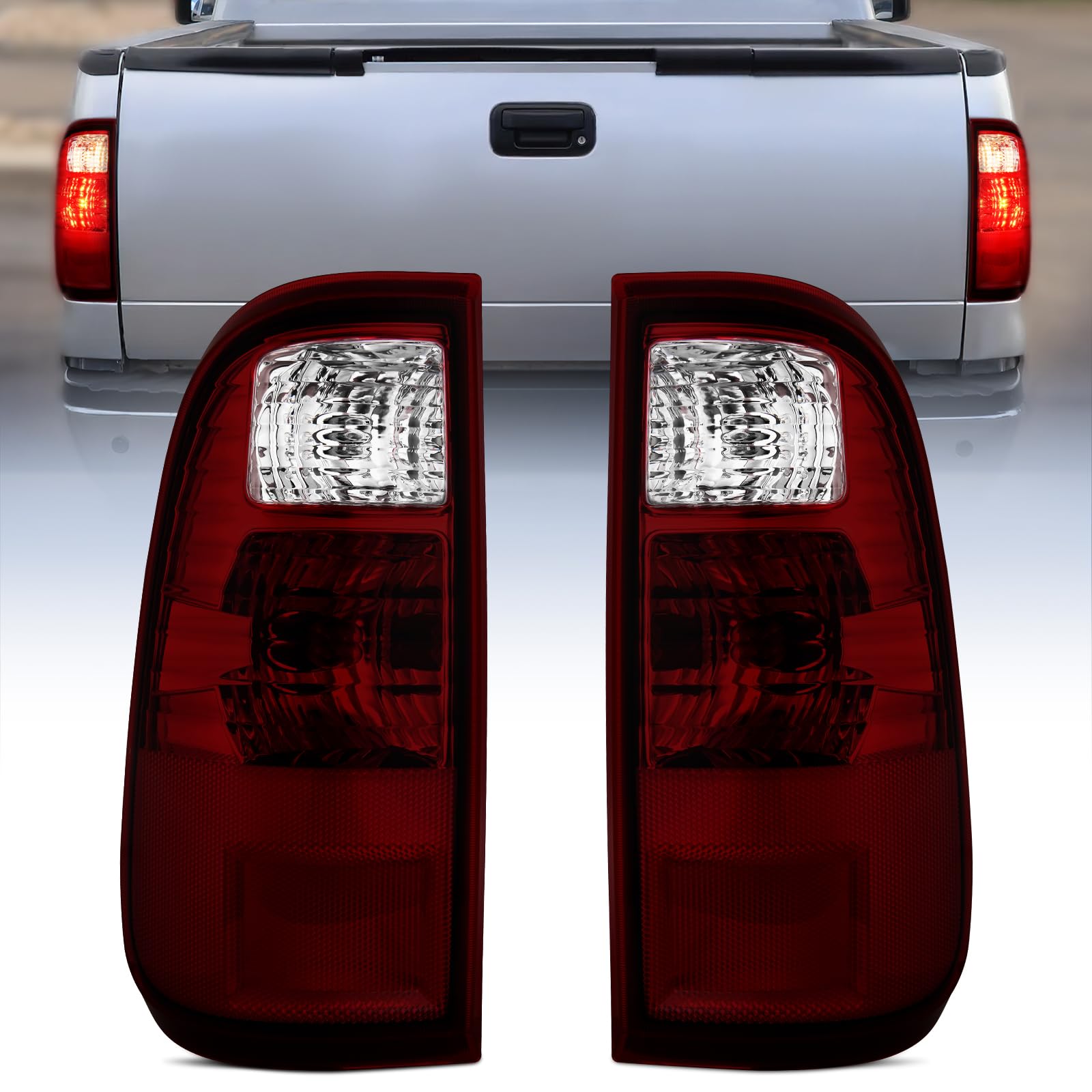Nilight Taillight Assembly for 2008-2016 Ford F250 F350 F450 Super Duty