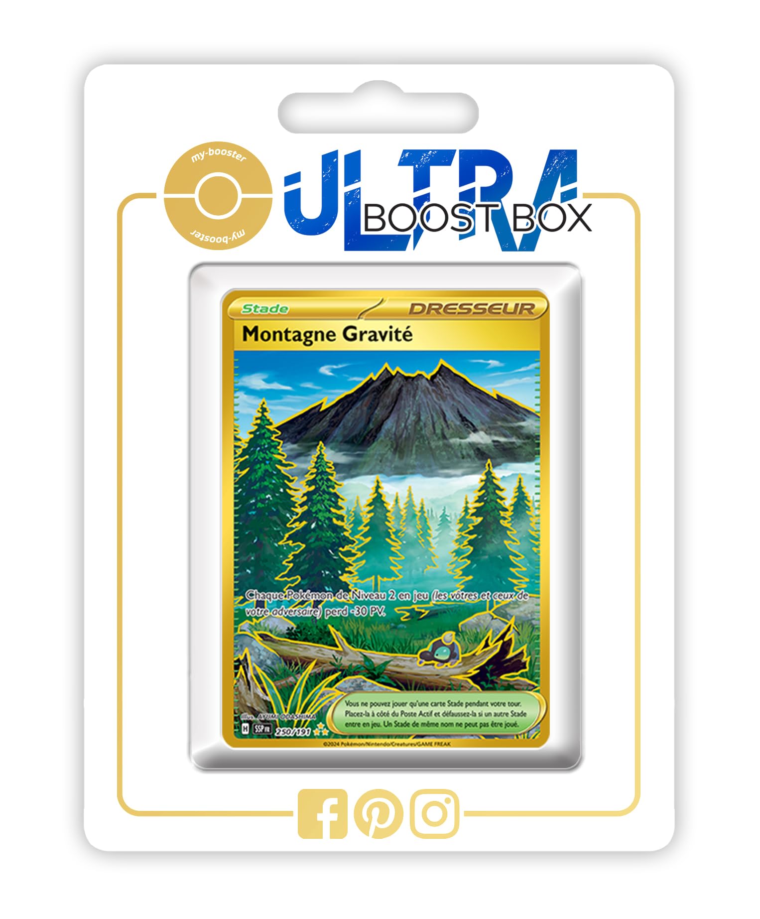 Montagne Gravit (Gravity Mountain) 250/191 Shiny Gold Trainer - my-booster X carlate et Violet 8 - tincelles Dferlantes Box of 10 Pokemon French Cards : Amazon.co.uk: Toys & Games Montagne Gravit (Gravity Mountain) 250/191 Shiny Gold Trainer - my-booster X carlate et Violet 8 - tincelles Dferlantes Box of 10 Pokemon French Cards : Amazon.co.uk: Toys & Games
