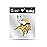 Rico Industries NFL Minnesota Vikings 4x4 Small Style Decal, Team Color