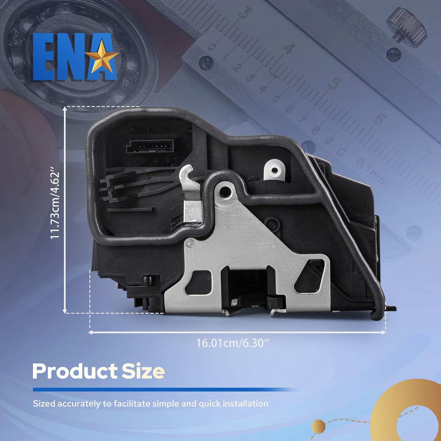 ENA 937-825 Rear Right Passenger Side Door Latch Lock Actuator Compatible with BMW 118i 120i 125i 320i 323i 325i 328i 330I 335i 550i 640i 740i 740Li 750Li 760Li xDrive X3 X5 X6 Mini Cooper Countryman