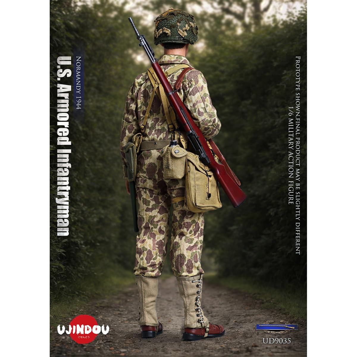 HiPlay UJINDOU, WWII U.S. Armored Infantryman,Normandy 1944 UD9035