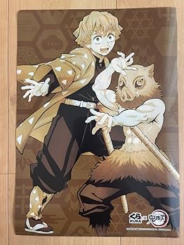 鬼滅の刃 フードコラボ クリアファイル セット 煉獄 宇髄 竈門 我妻 嘴平 牛角 鬼滅の刃 コラボ クリアファイル 【冨岡＆胡蝶＆宇髄＆煉獄