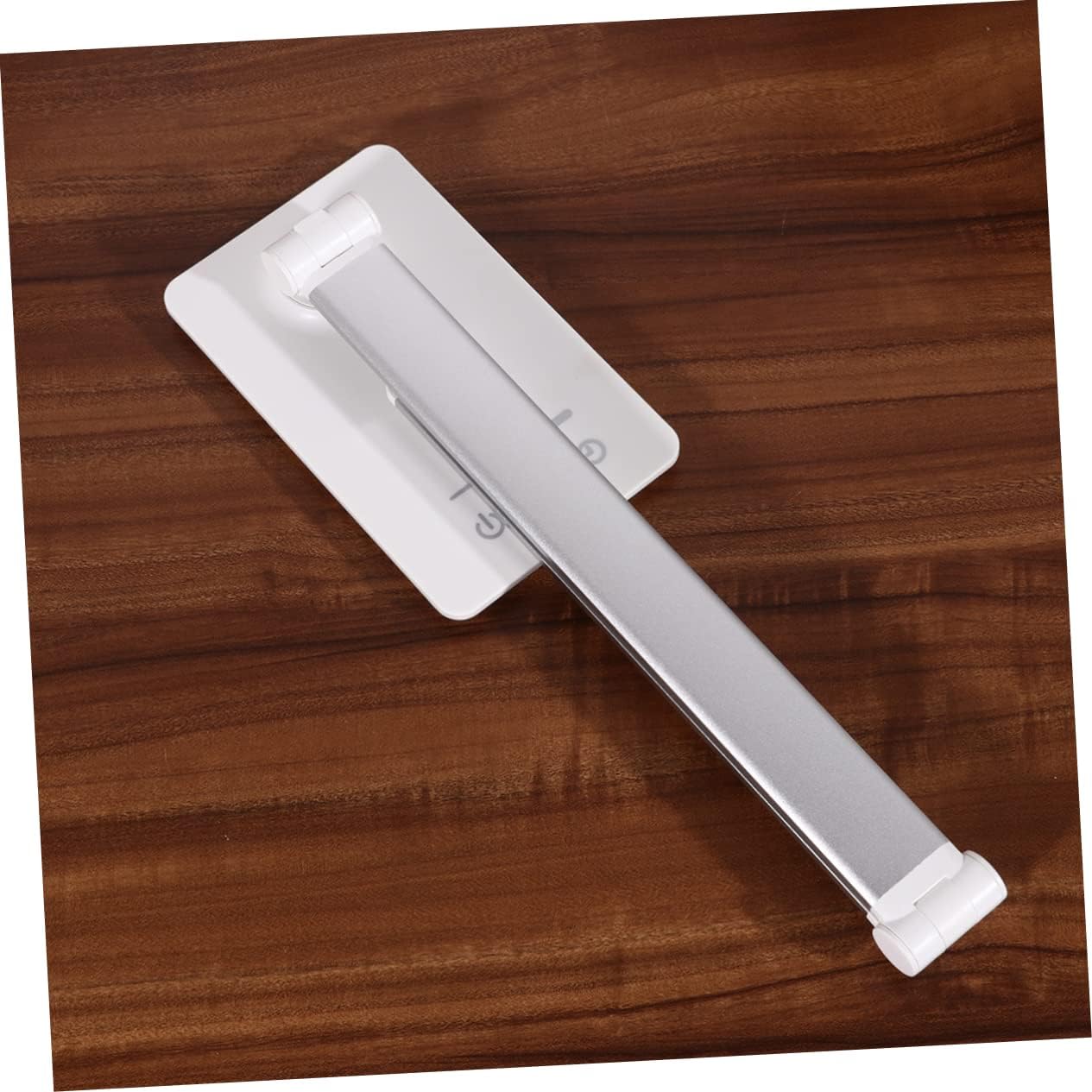 Rechargeable Led Desk Lamp with Touch Control Eye Protection Feature Brightness Modes Portable for Home Office Flexible Design Silver