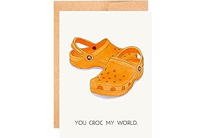 Quirky Friends Crocs Card: The Shoe-N-Tell of Puns