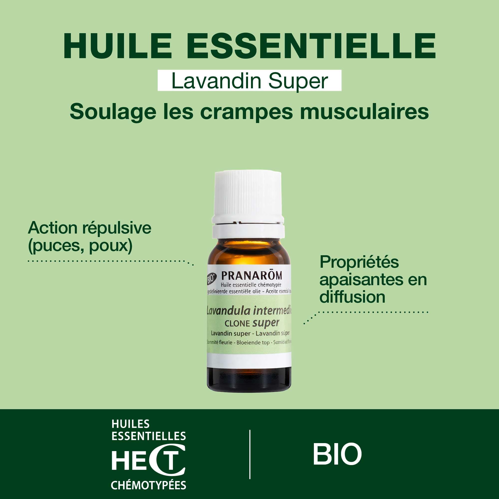 PRANAROM - Lavandín - Aceite Esencial - AEQT - 10ml