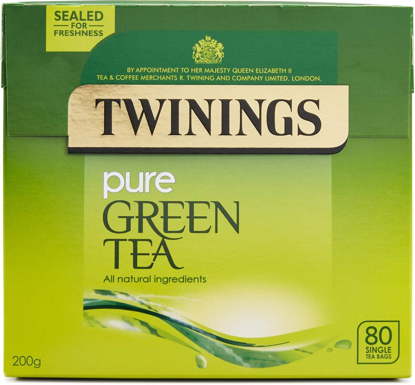 Amazon.co.jp Twinings Pure Green Tea 80 Bag (order 4 for trade outer