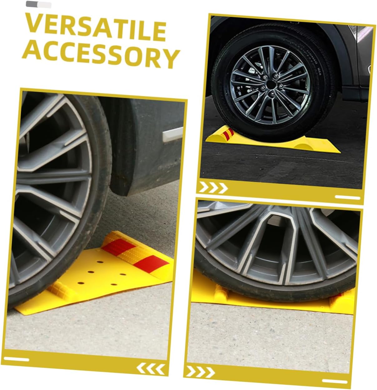 Ciieeo Wheel Chocks Tire Support Pad for Vehicle Parking and Control