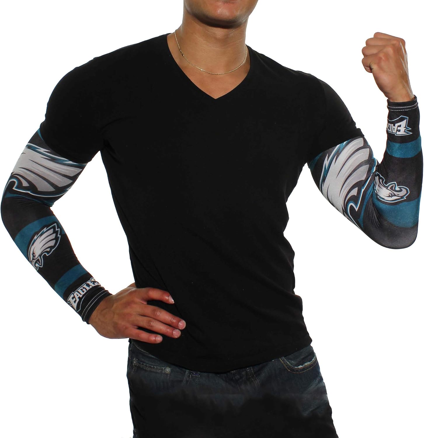 Littlearth NFL Strong Arms Arm Sleeves, 17inches from Wrist to Bicep