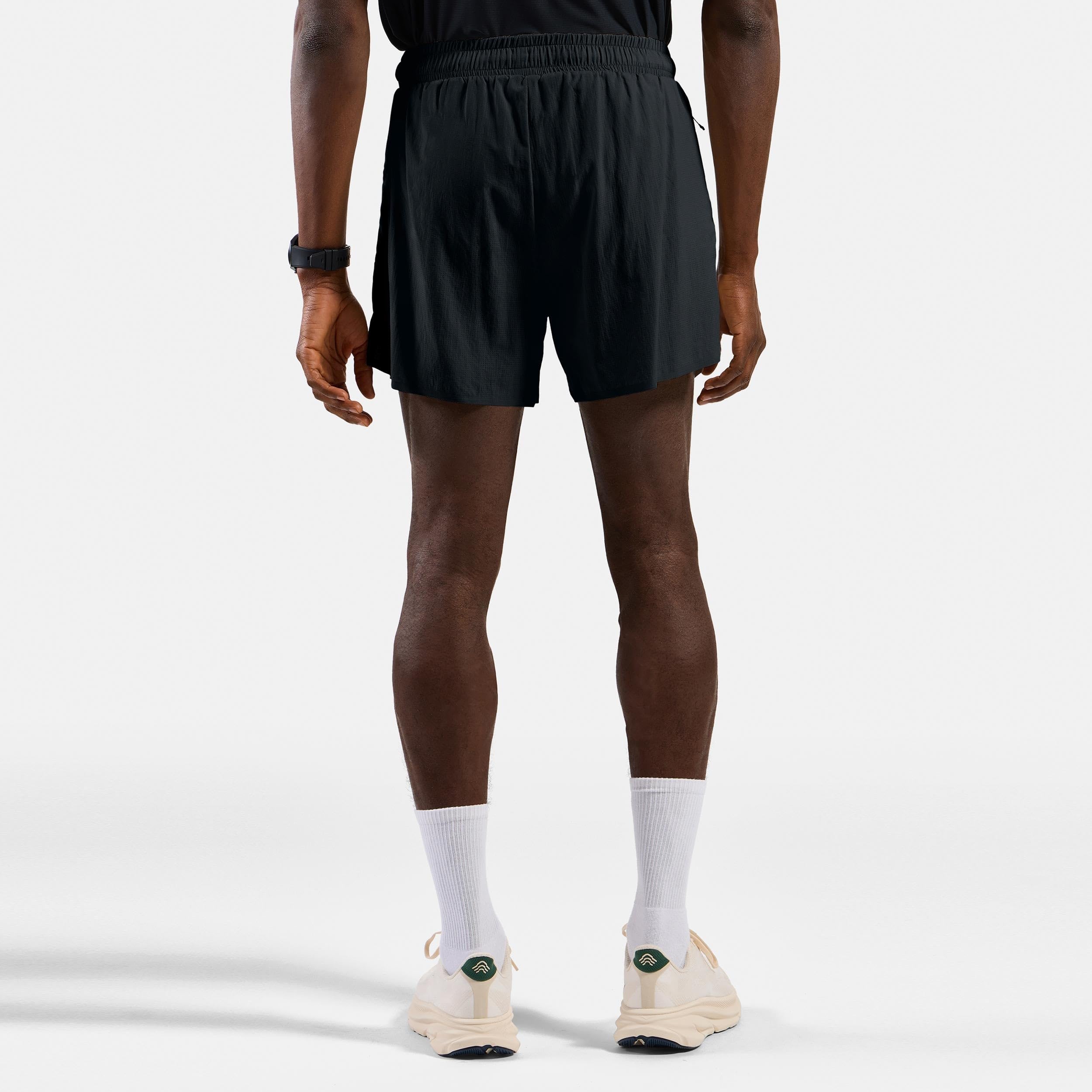Odlo Herren Zeroweight 5In Short Laufbekleidung Laufshorts Black - Schwarz M