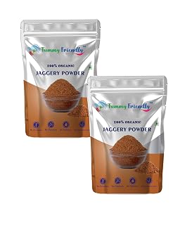 Tummy Friendly Organic Jaggery Powder for baby Kids Toddlers Adults and Babies | Natural Sweetner | NO HIDDEN SUGAR | No Sand, Sticks | Tummy Friendly Foods Jaggery Powder | 2 Packs, 200g Each