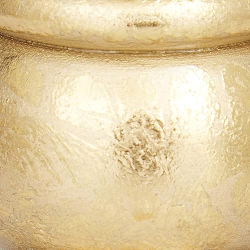 Miniatura 8 de Deco 79 Portavelas de madera de mango tradicional, juego de 3 de 10 pulgadas, 8 pulgadas, 6 pulgadas de alto, dorado