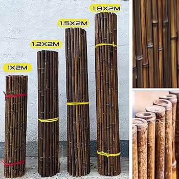 Amazon | 竹垣 フェンス 目隠し 屋外 竹垣フェンス 高さ1-2m×幅