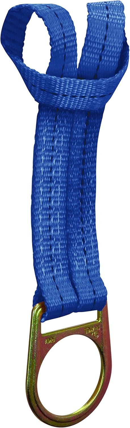 FallTech 7214 Multi-Purpose Tower Choker - Web Tower Choker with D-Ring, 17", Blue